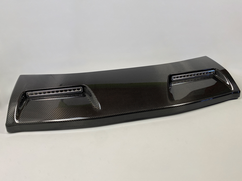 Mercedes-Benz W463A 4x4 Squared Carbon Fiber Front Roof LED Spoiler